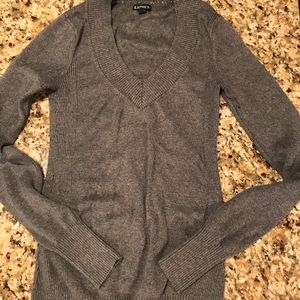 Gray express sweater